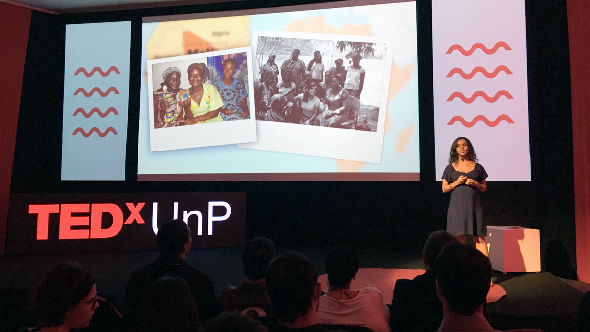 Apresentação de Carolina Damásio no evento TEDx