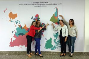 Professoras da UFPE assinam nomes no mapa mundi do IIN-ELS