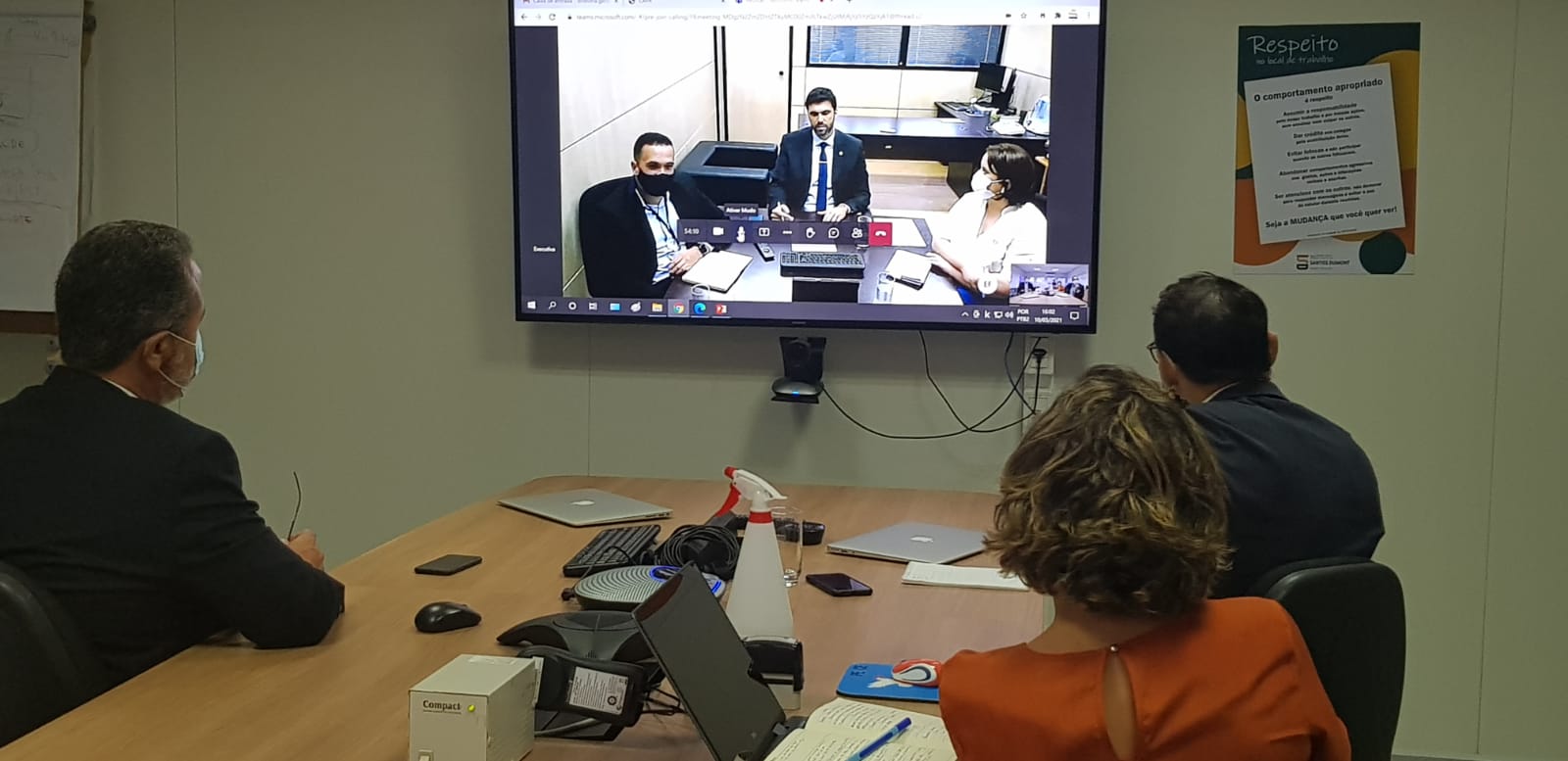 10.03.2021 - Dirigentes do ISD em videoconferência com o MEC para retomada das negociações sobre renovação do contrato (2)