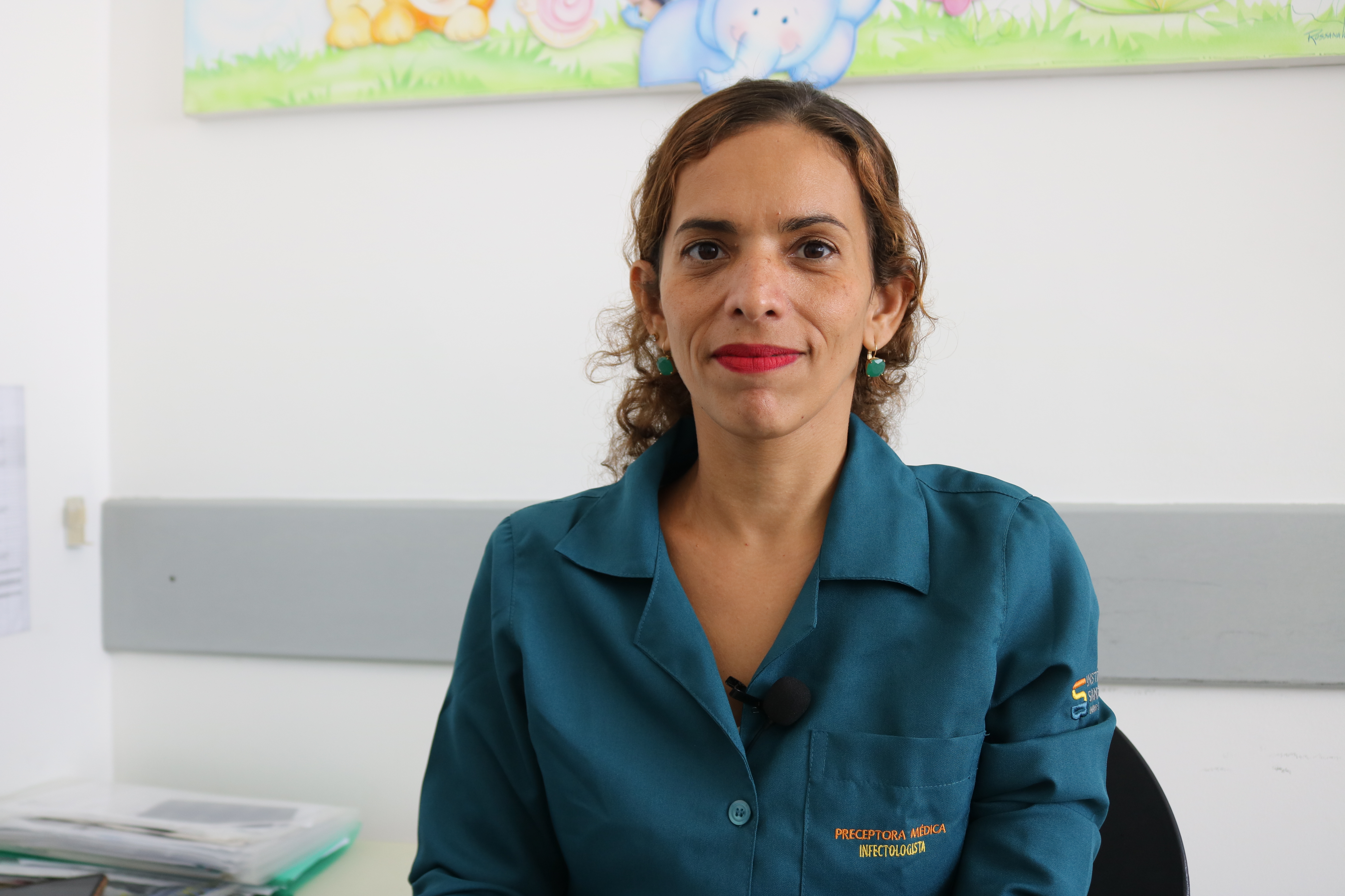 Carolina Damásio, infectologista do ISD _ Foto ASCOM ISD