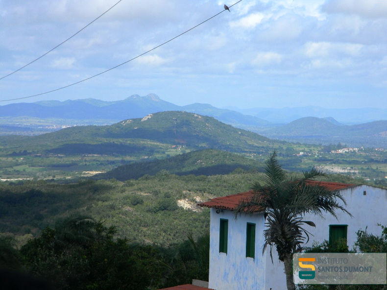 Paisagem da comunidade Barra do Vento sob o ponto de vista de um dos alunos do CEC Serrinha. (Clique na imagem para ampliar)